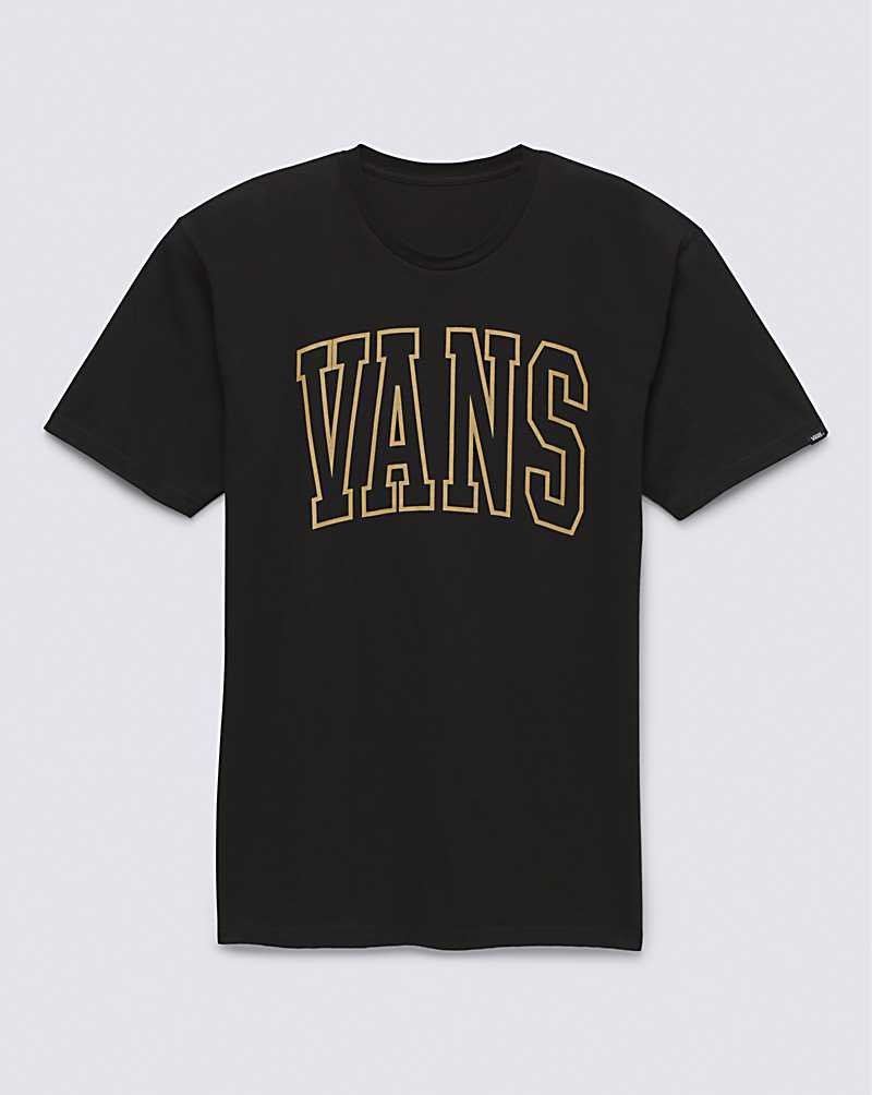 Vans Arched Line T-Shirt Herr Svarta | Sverige YZLD82503