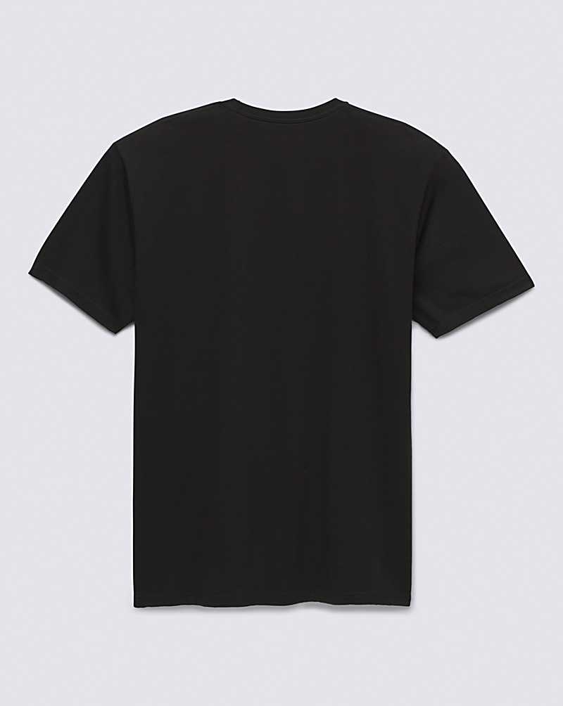 Vans Arched Line T-Shirt Herr Svarta | Sverige YZLD82503