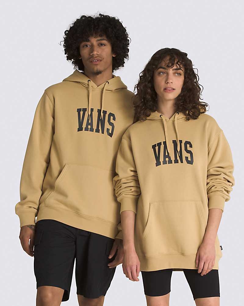 Vans Arched Pullover Hoodie Herr Gula | Sverige IAZF49601