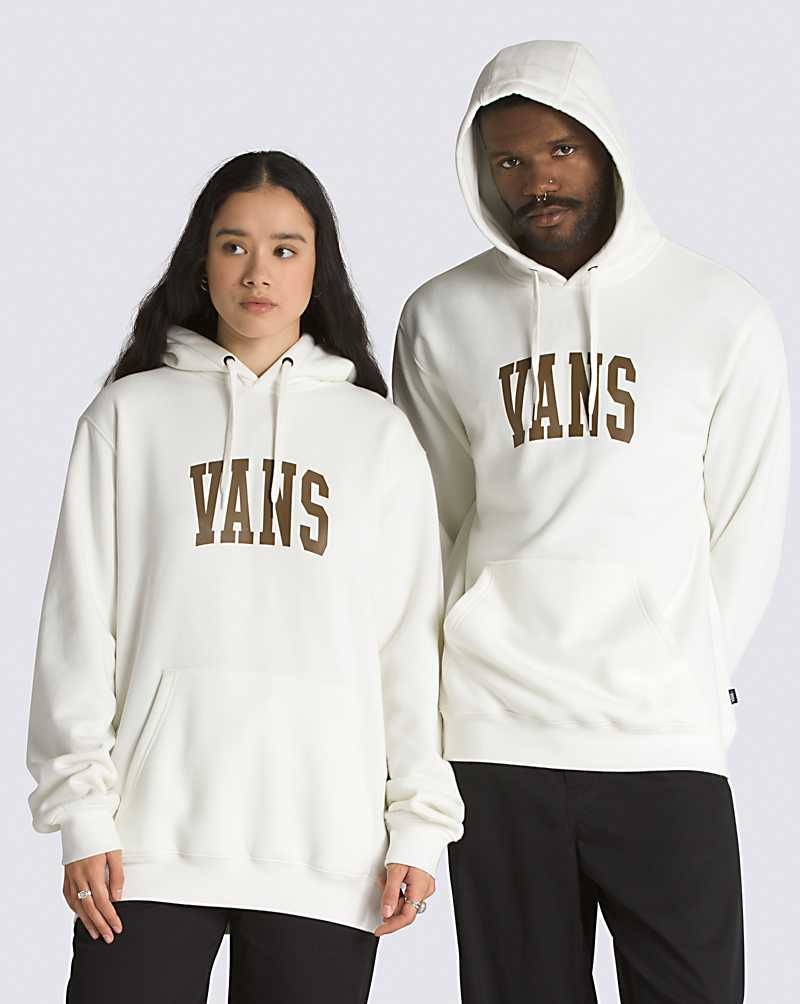 Vans Arched Pullover Hoodie Herr Vita | Sverige WAFX49365