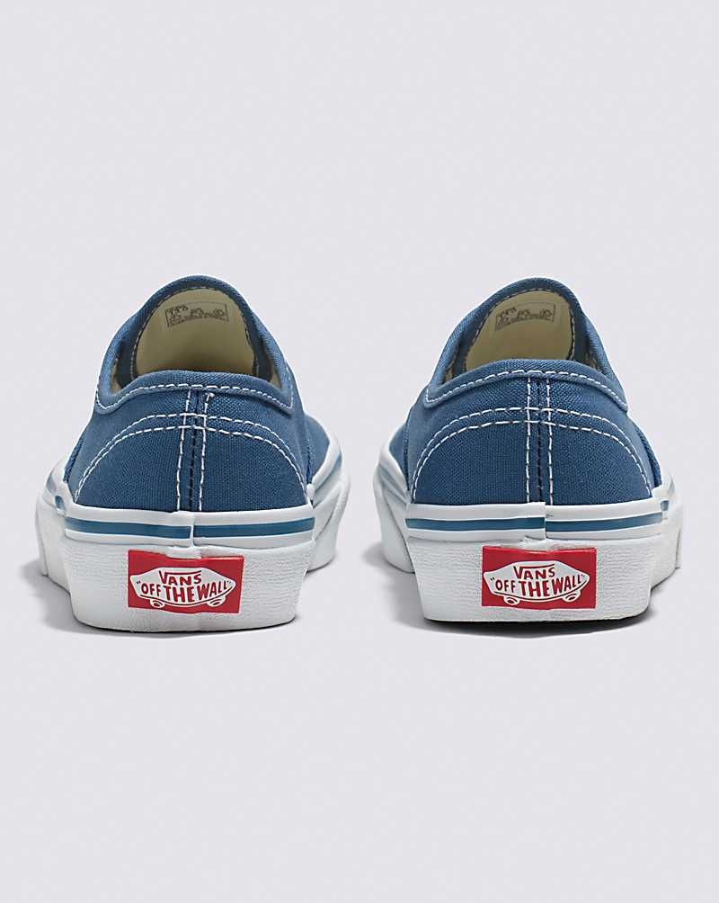 Vans Authentic Skor Barn Marinblå Vita | Sverige UGWZ62780