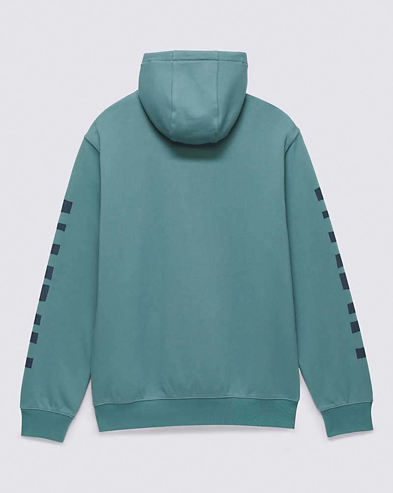 Vans Boxed Check Pullover Hoodie Herr Blå | Sverige AIQH57239