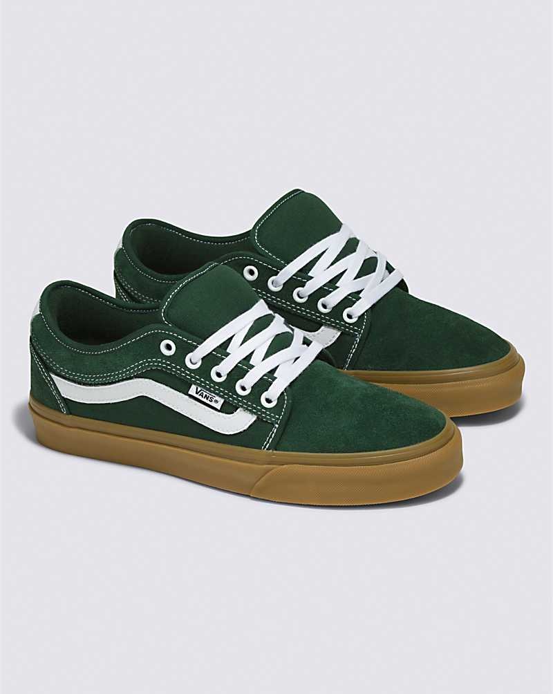 Vans Chukka Low Sidestripe Skateskor Dam Mörkgröna | Sverige YBIU01738