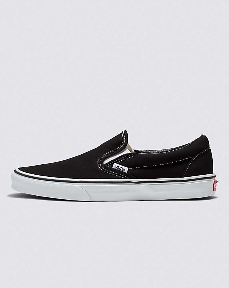 Vans Classic Slip-On Breda Skor Dam Svarta | Sverige YFXT54283