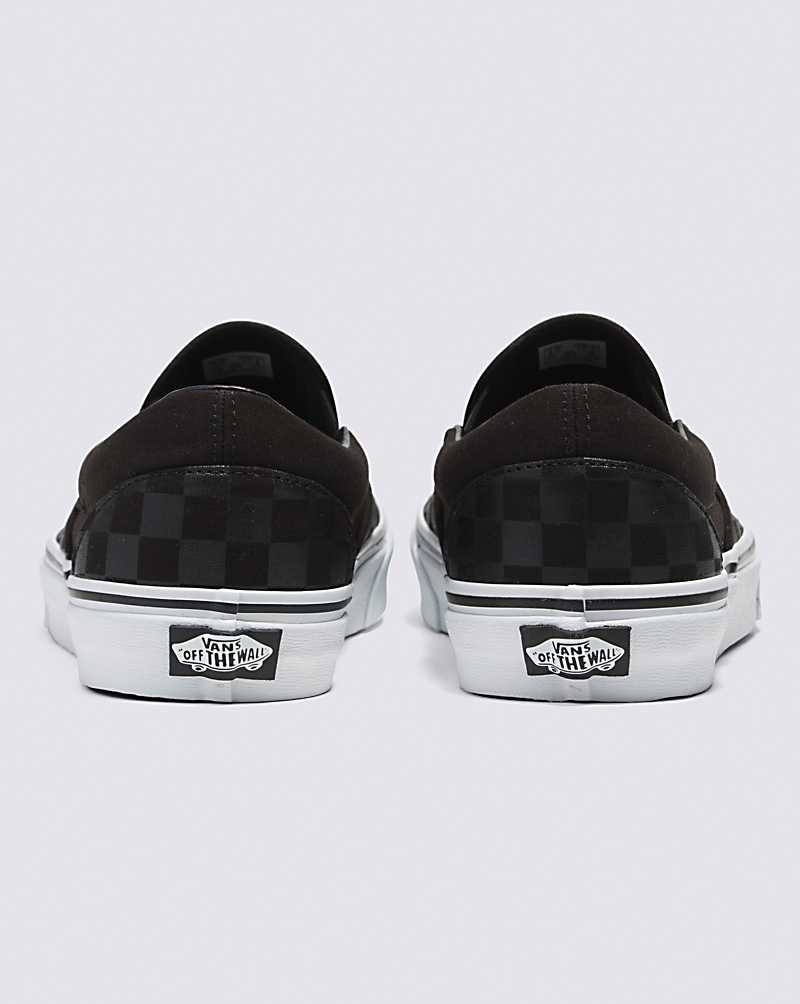 Vans Classic Slip-On Checkerboard Skor Herr Svarta | Sverige WSUM24760