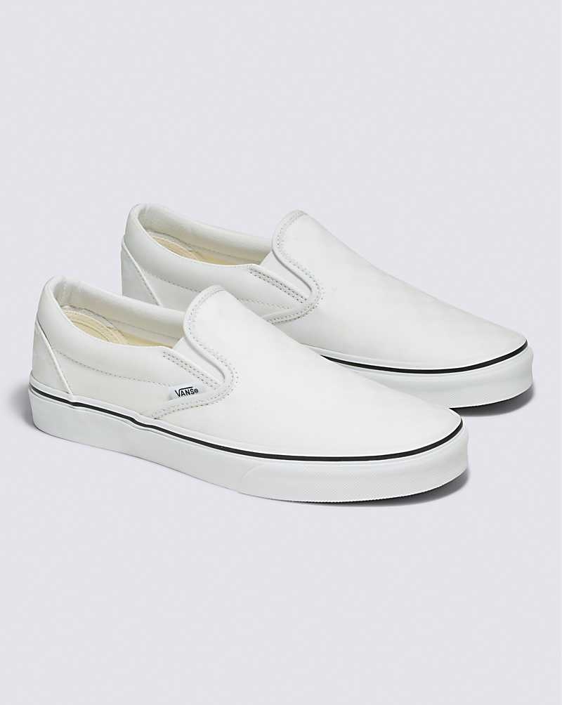 Vans Classic Slip-On Glow Checkerboard Skor Dam Vita | Sverige VJRD49586