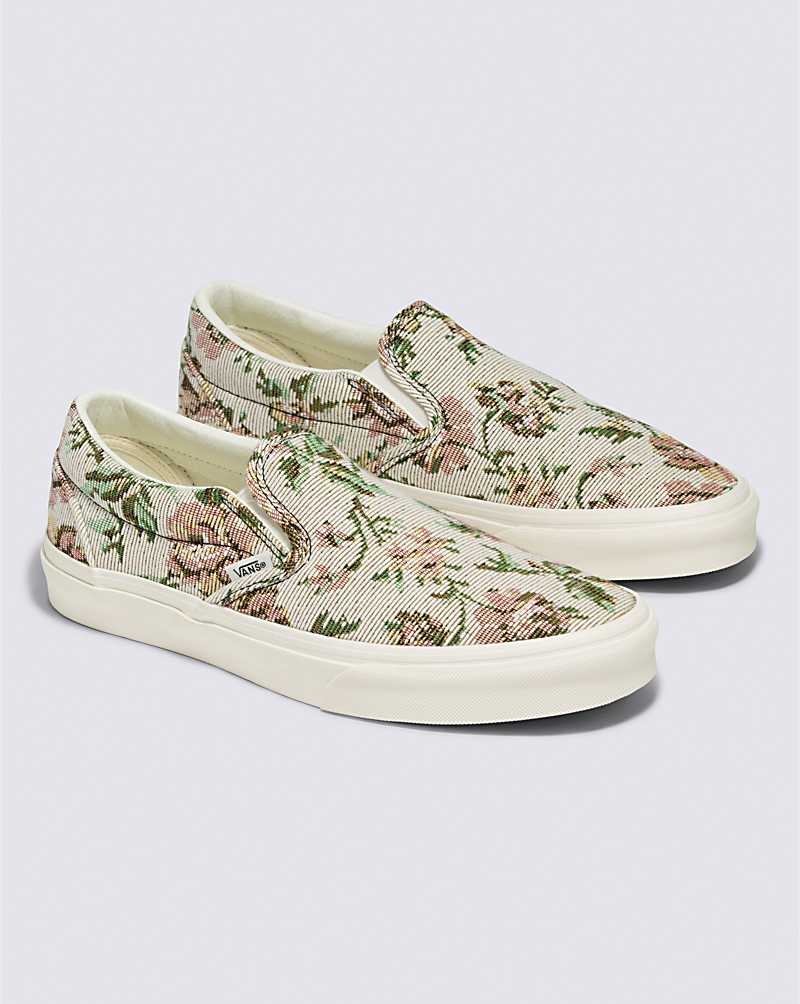 Vans Classic Slip-On Tapestry Floral Skor Dam Olika Färger | Sverige FYJT37019