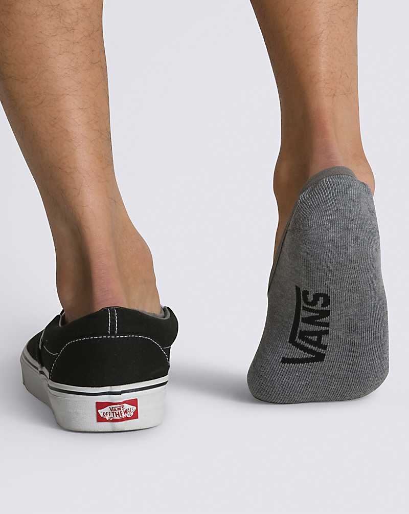 Vans Classic Super No Show 3-Pack Strumpor Herr Grå | Sverige VMQU43197