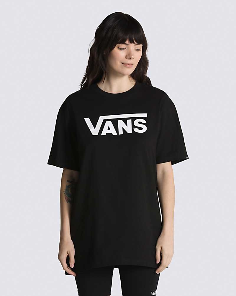 Vans Classic T-Shirt Herr Svarta Vita | Sverige TZPQ69402