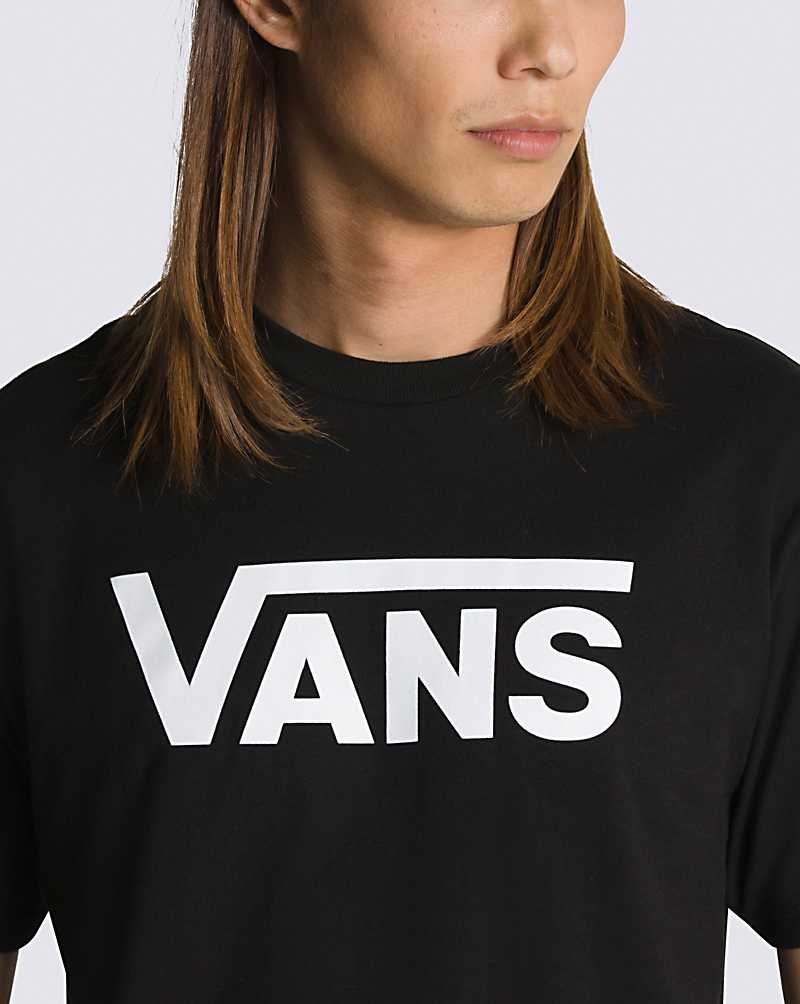 Vans Classic T-Shirt Herr Svarta Vita | Sverige TZPQ69402