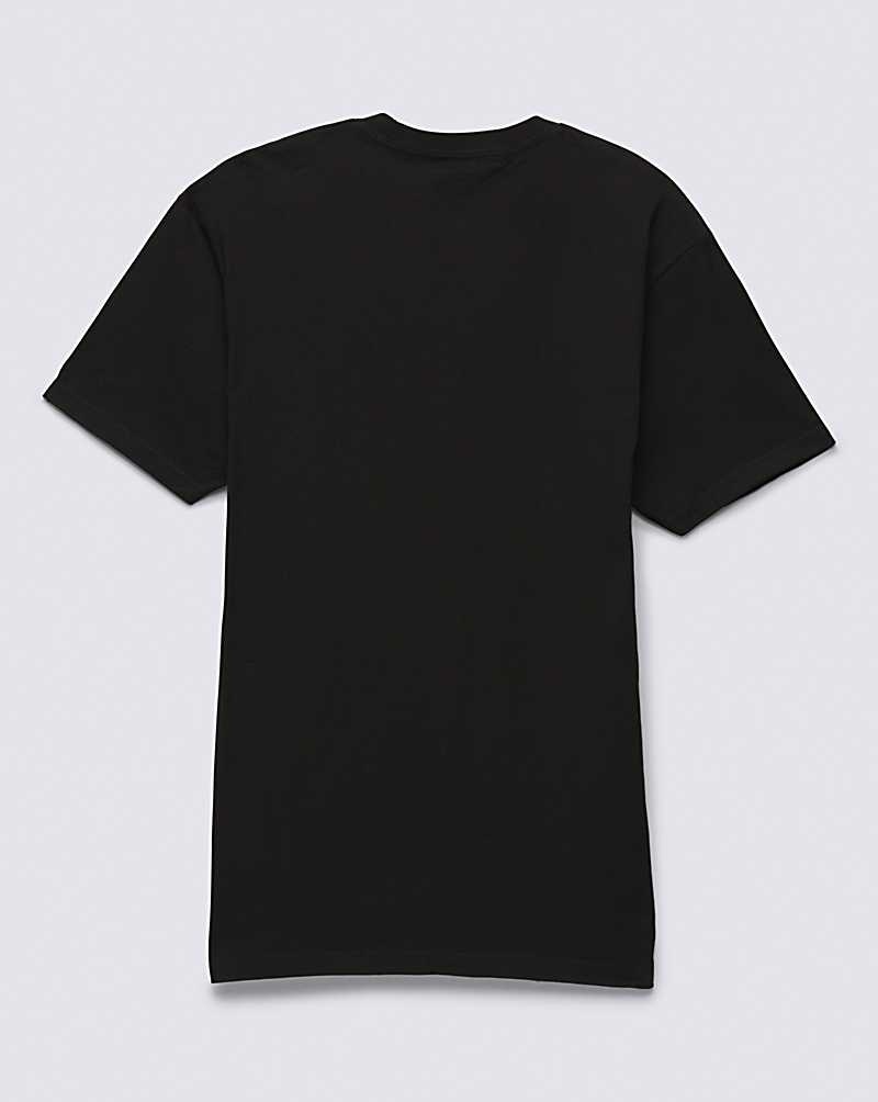 Vans Classic T-Shirt Herr Svarta Vita | Sverige TZPQ69402