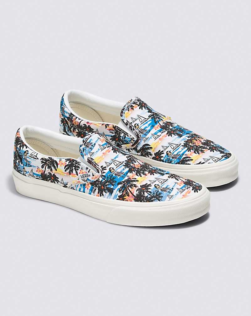 Vans Customs Aloha Slip-On Skor Herr Olika Färger | Sverige HEDG74891