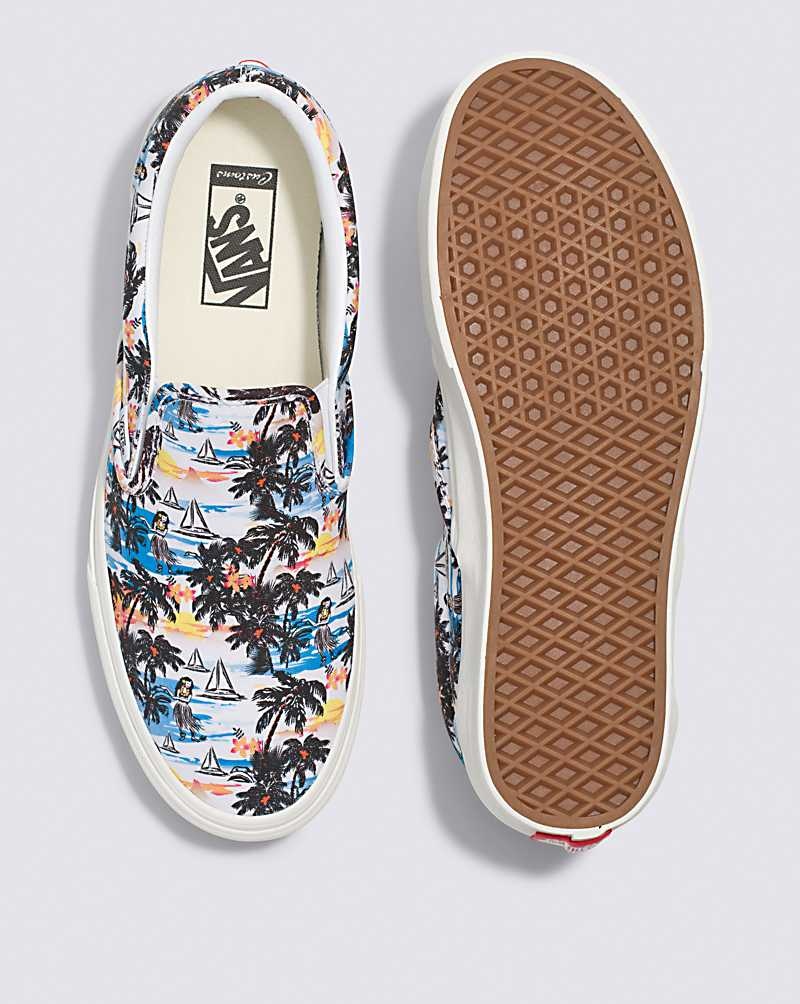 Vans Customs Aloha Slip-On Skor Herr Olika Färger | Sverige HEDG74891