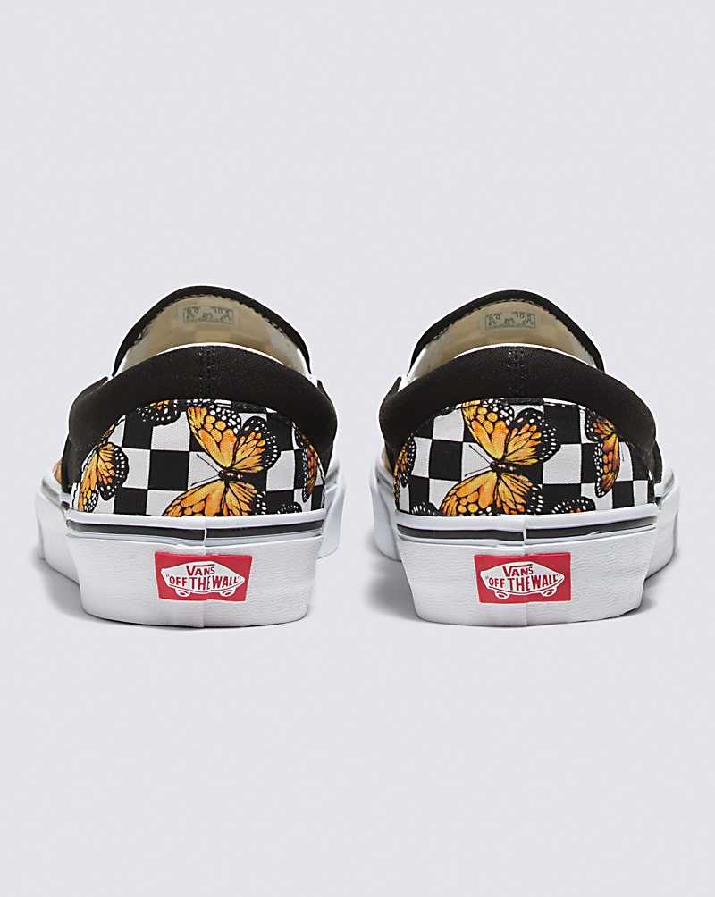 Vans Customs Butterfly Checkerboard Slip-On Skor Herr Olika Färger | Sverige ZGRK83594