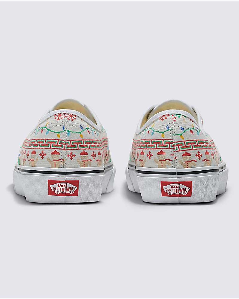 Vans Customs Christmas Tröja Authentic Skor Herr Vita | Sverige CTXG35198