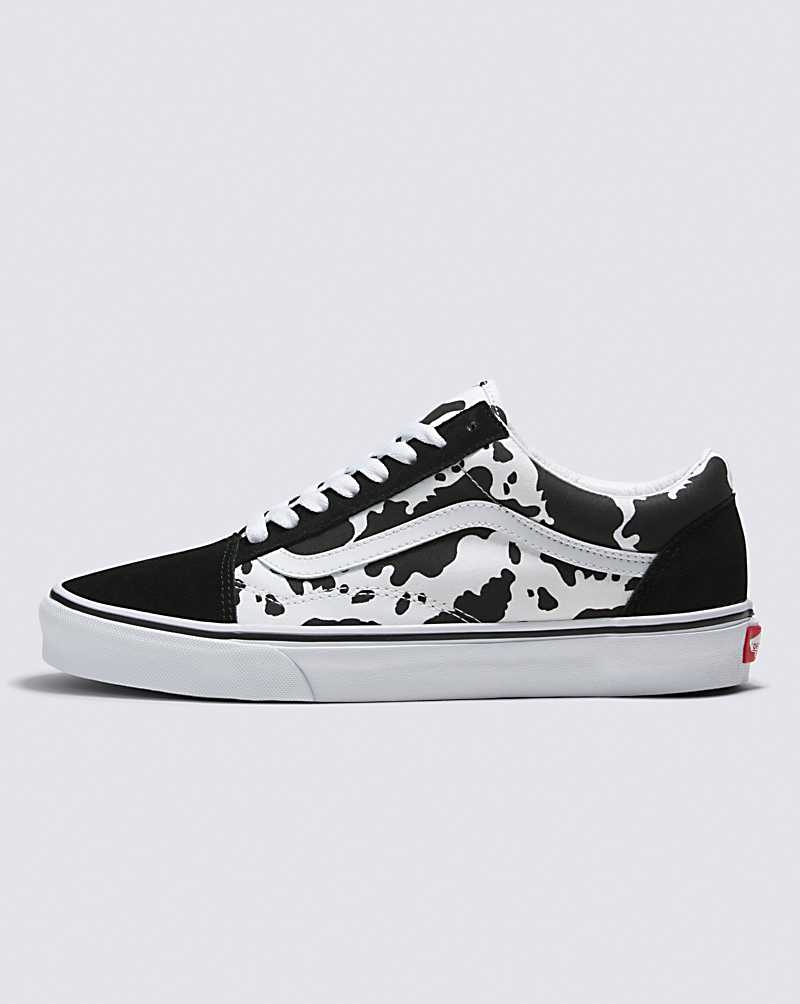 Vans Customs Cow Print Old Skool Skor Herr Svarta Vita | Sverige DFLG74180