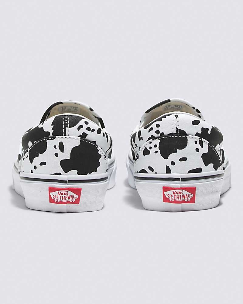 Vans Customs Cow Print Slip-On Skor Herr Svarta Vita | Sverige PIBJ95462