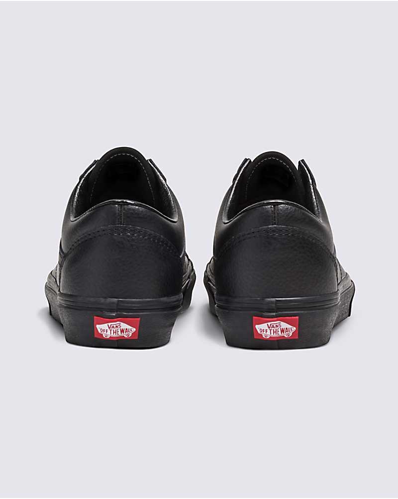 Vans Customs Elevated Läder Old Skool Skor Herr Svarta | Sverige ARQH01785