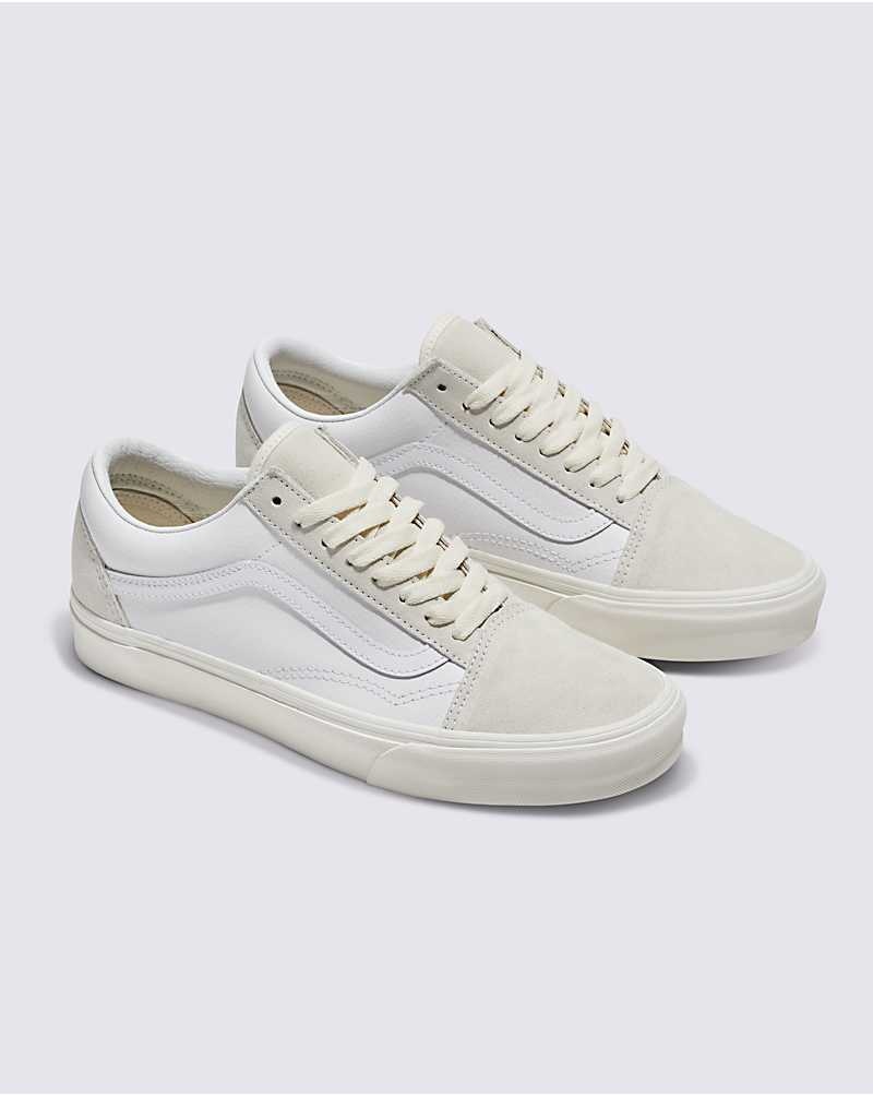 Vans Customs Elevated Marshmallow Old Skool Skor Herr Vita | Sverige SXDZ09346