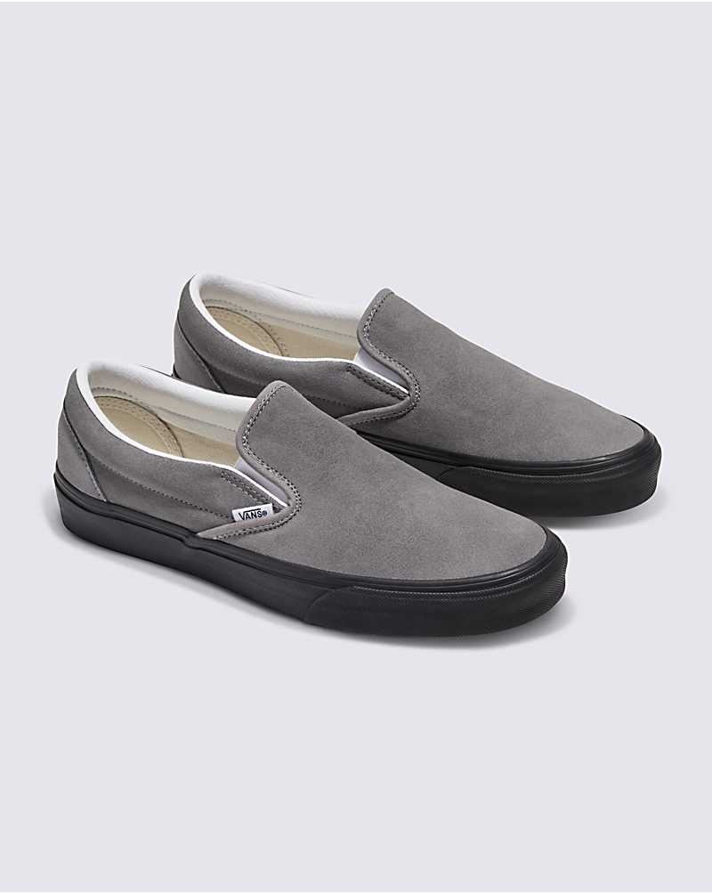 Vans Customs Elevated Mocka Black Sole Slip-On Skor Herr Grå | Sverige TRVM38150