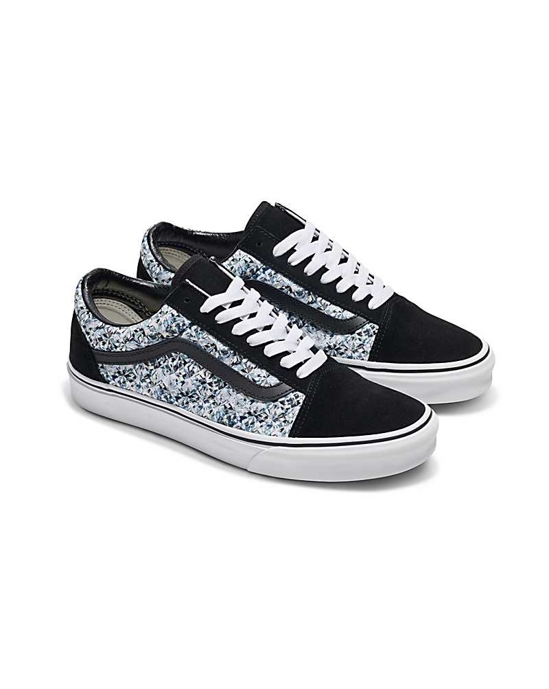 Vans Customs Image Library Diamond Old Skool Skor Herr Svarta | Sverige TIKZ02714