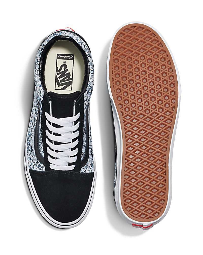 Vans Customs Image Library Diamond Old Skool Skor Herr Svarta | Sverige TIKZ02714