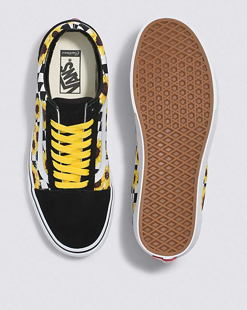 Vans Customs Old Skool Skor Herr Svarta Gula | Sverige SDXH42038