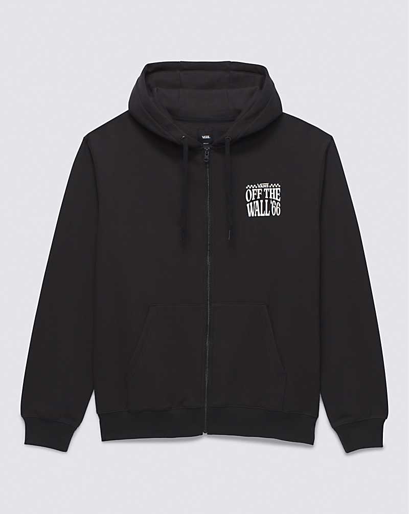 Vans Demo Derby Full Zip Hoodie Herr Svarta | Sverige ZLYT25614