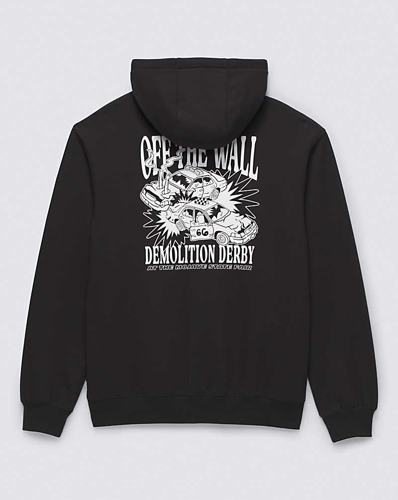 Vans Demo Derby Full Zip Hoodie Herr Svarta | Sverige ZLYT25614