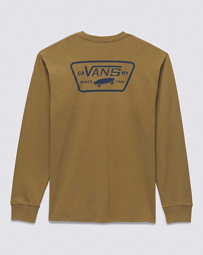 Vans Full Patch Back Long Sleeve T-Shirt Herr Bruna | Sverige UYNH57436