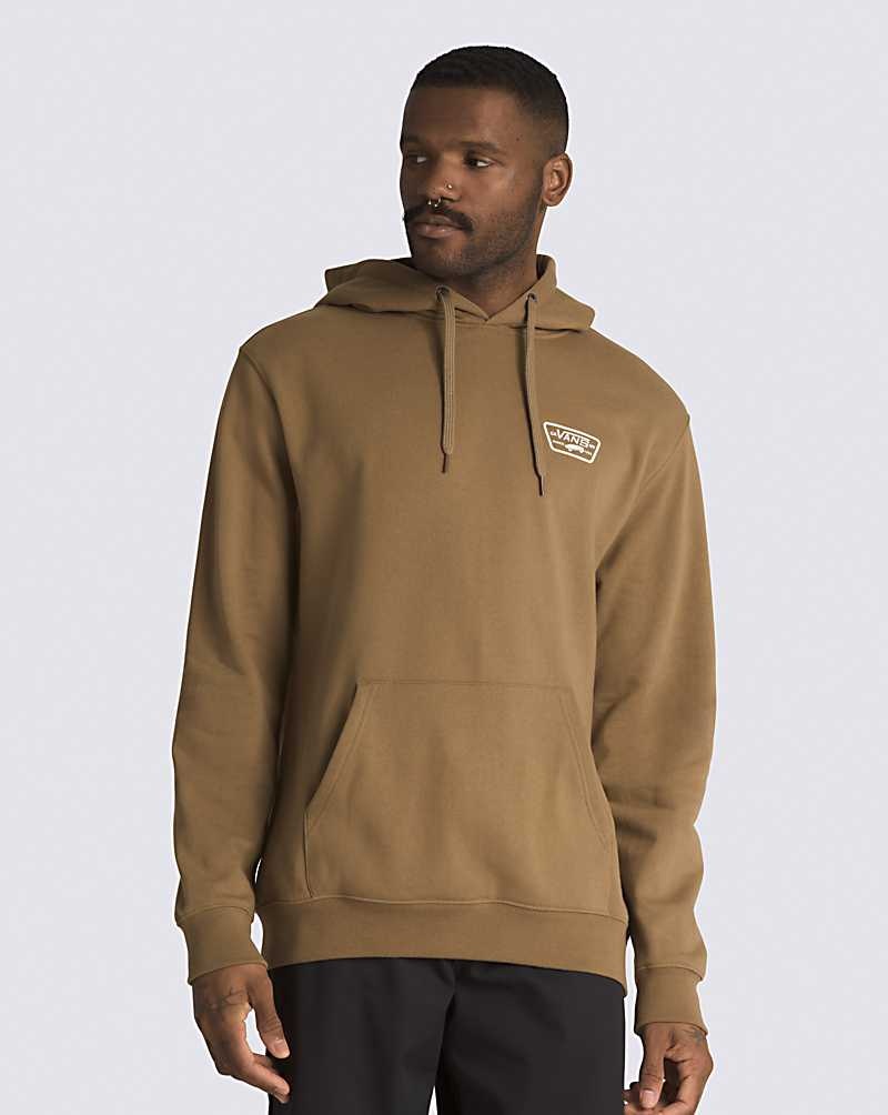 Vans Full Patched Pullover Hoodie Herr Bruna | Sverige WNOF61405