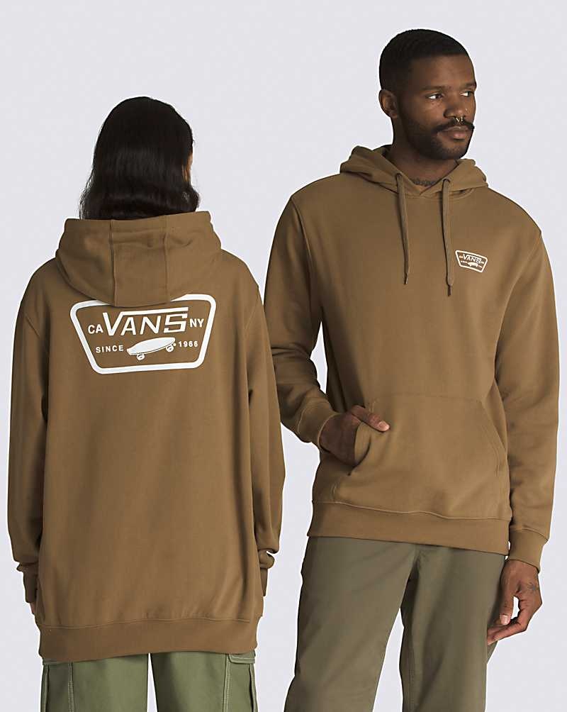 Vans Full Patched Pullover Hoodie Herr Bruna | Sverige WNOF61405