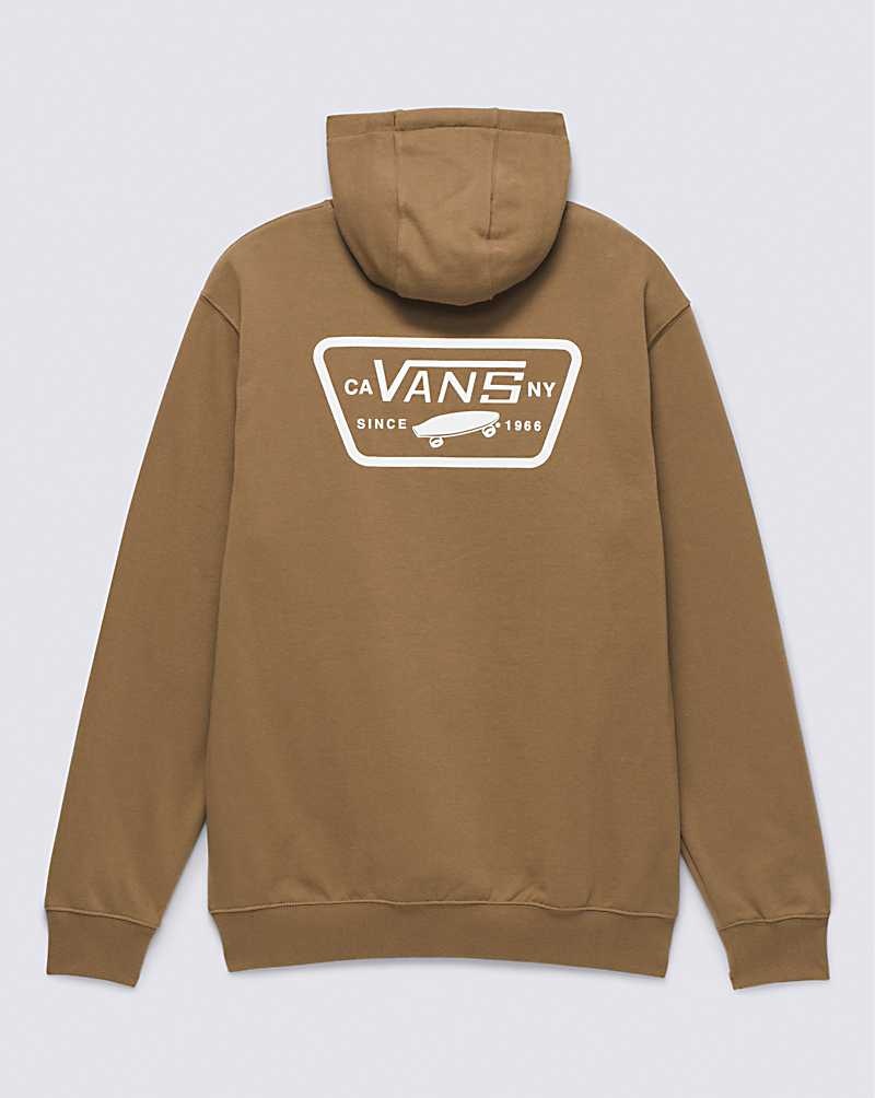 Vans Full Patched Pullover Hoodie Herr Bruna | Sverige WNOF61405