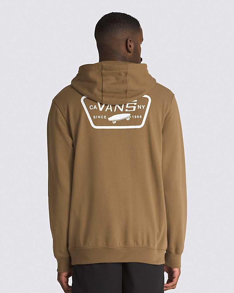 Vans Full Patched Pullover Hoodie Herr Bruna | Sverige WNOF61405