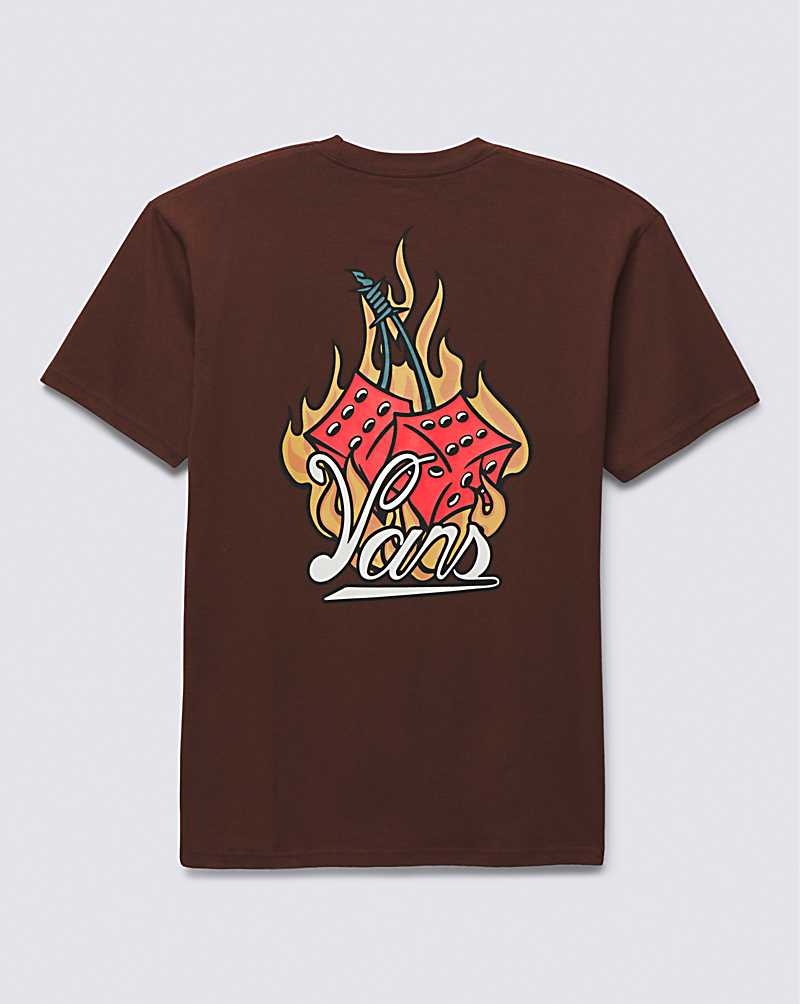 Vans Hot Box Cars T-Shirt Herr Choklad | Sverige IBFO52740