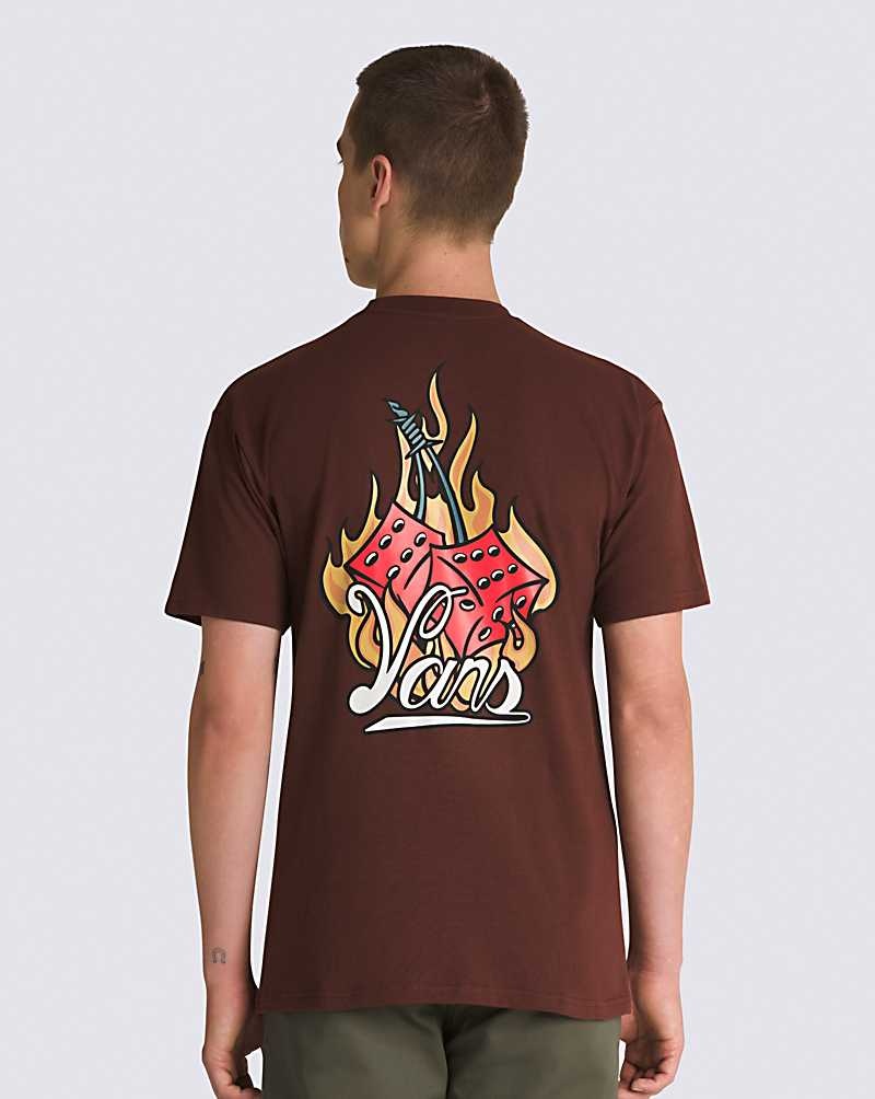 Vans Hot Box Cars T-Shirt Herr Choklad | Sverige IBFO52740