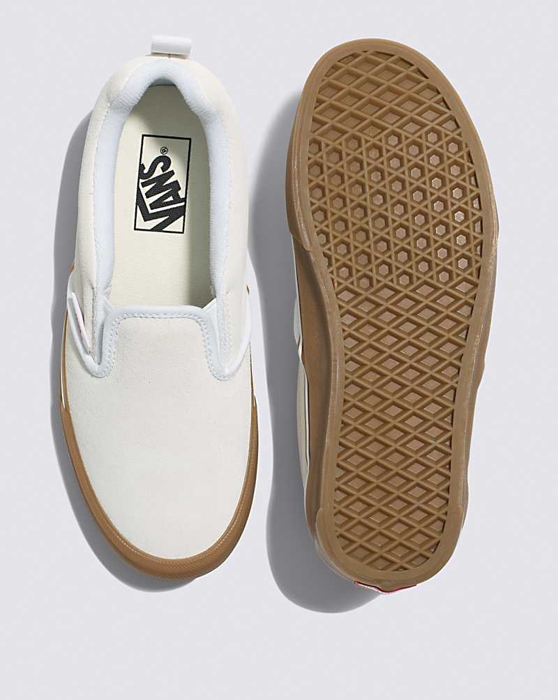 Vans Knu Slip Skor Dam Vita | Sverige BJYK83071