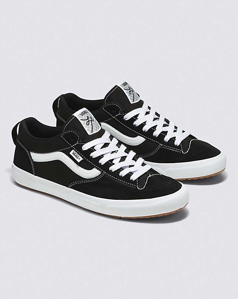 Vans Lizzie Low Skateskor Dam Svarta Vita | Sverige VHZY48591