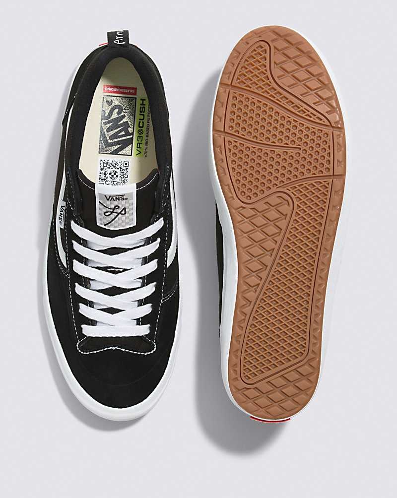 Vans Lizzie Low Skateskor Dam Svarta Vita | Sverige VHZY48591