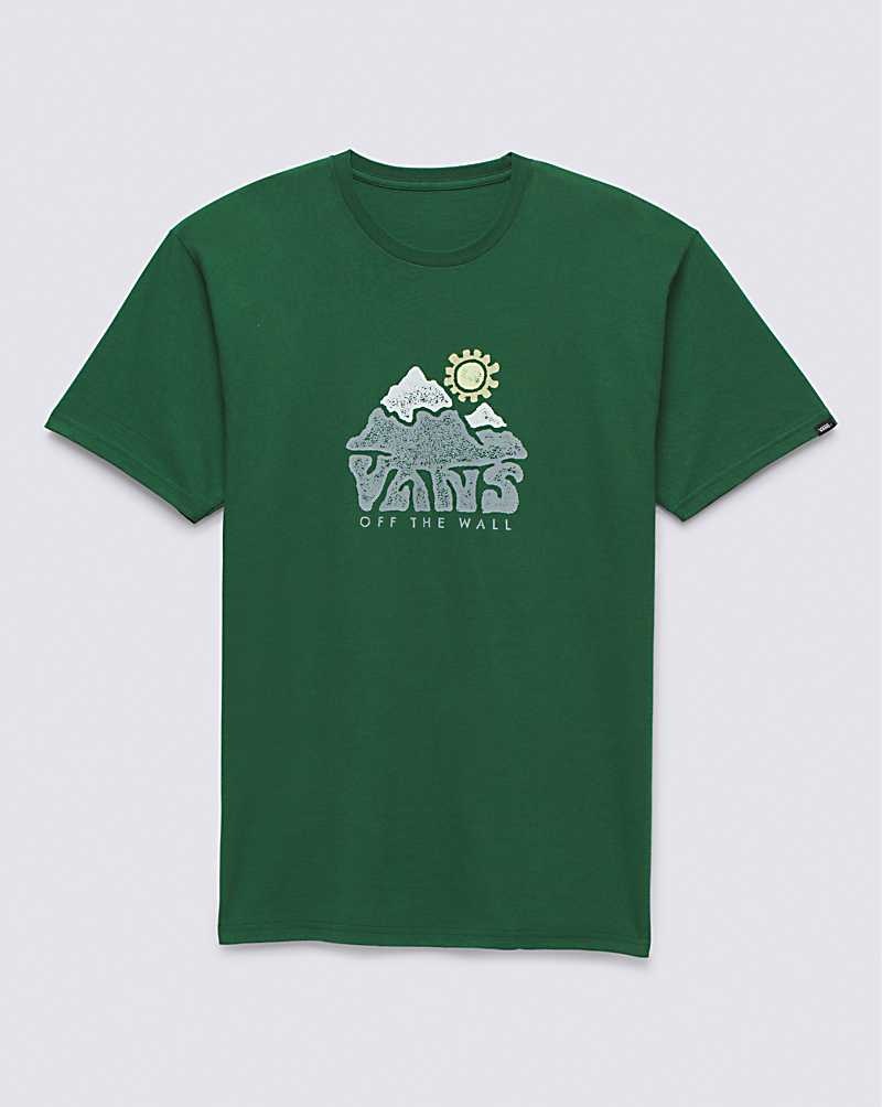 Vans Mountain View T-Shirt Herr Gröna | Sverige KUAZ70482