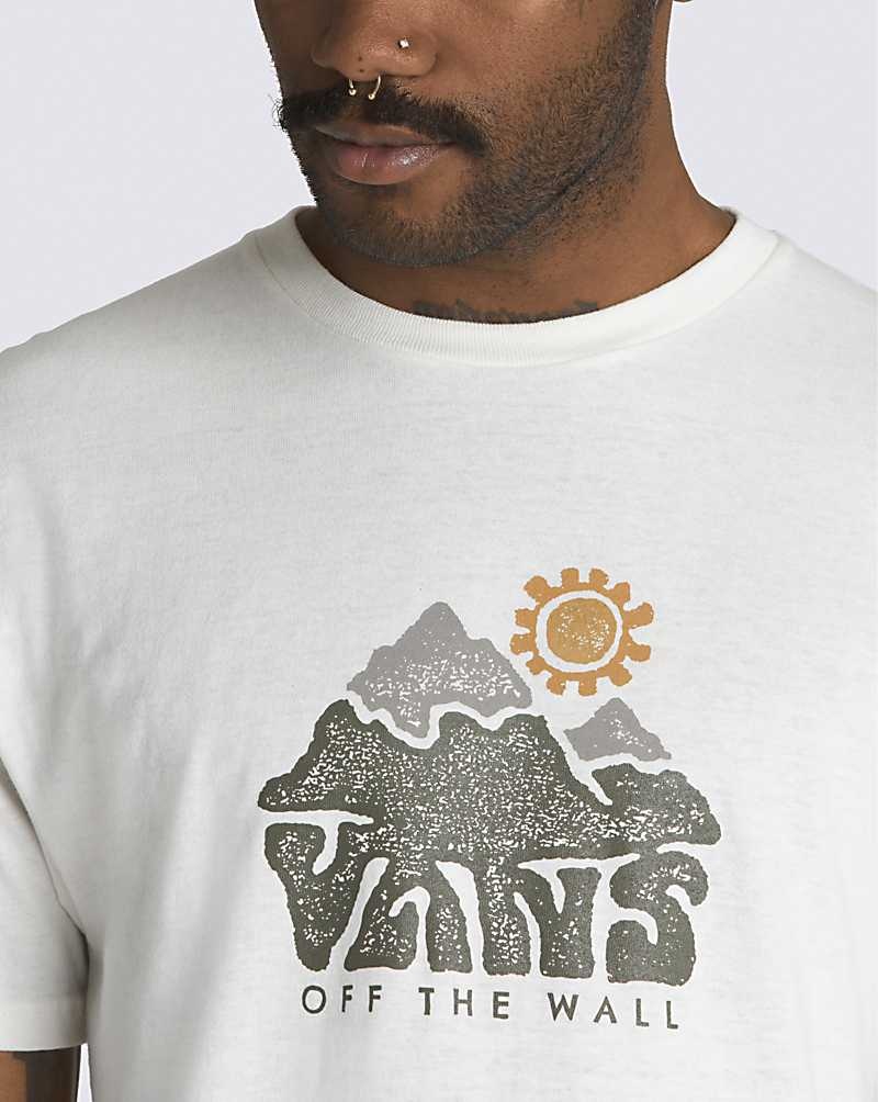 Vans Mountain View T-Shirt Herr Vita | Sverige AGNP48603