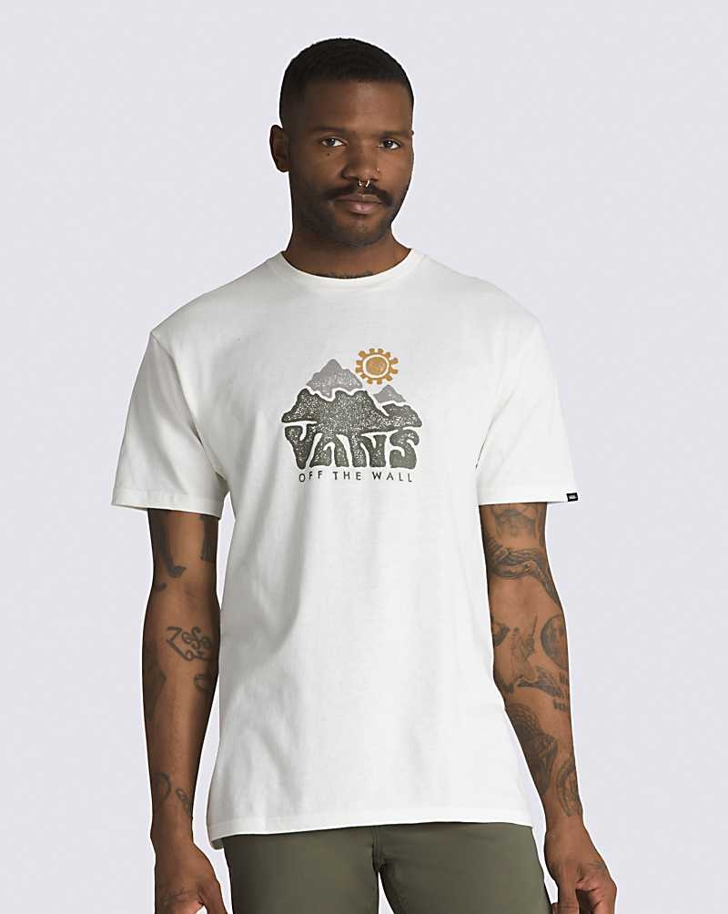 Vans Mountain View T-Shirt Herr Vita | Sverige AGNP48603