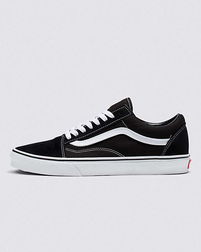 Vans Old Skool Breda Skor Herr Svarta Vita | Sverige UVLG27943