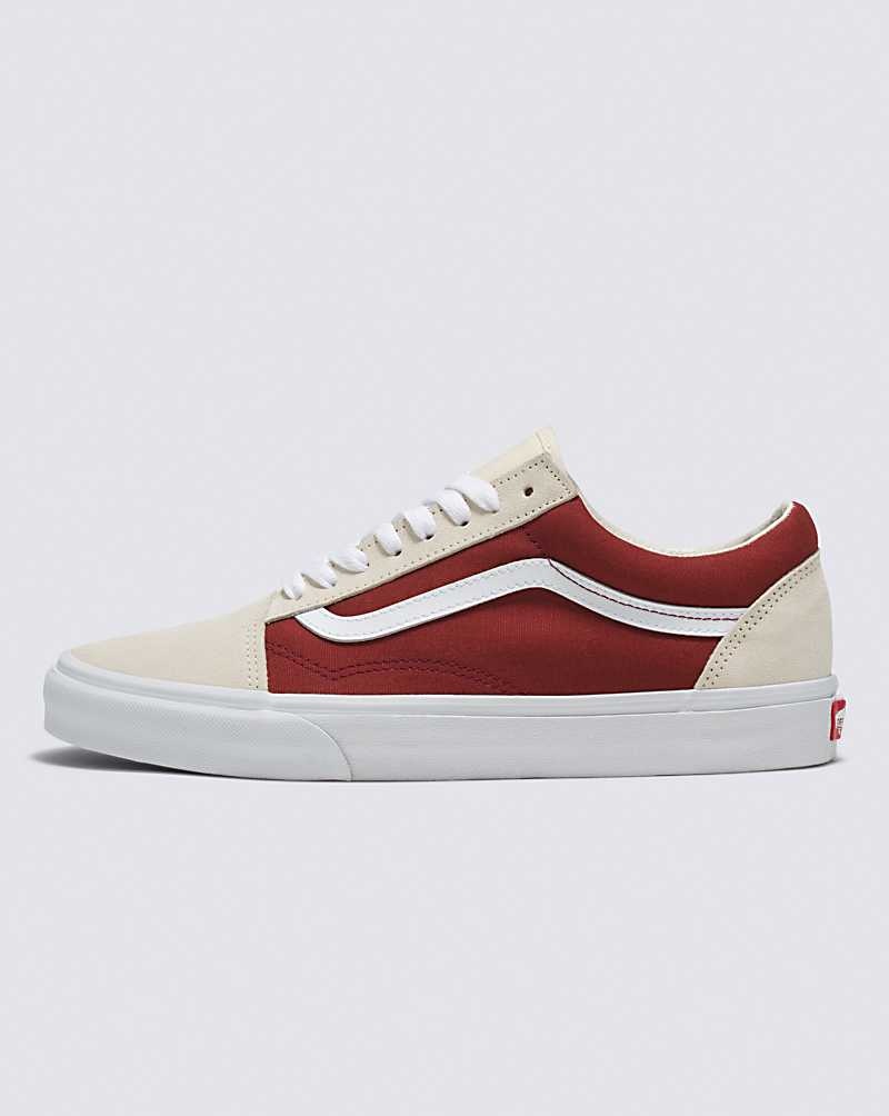 Vans Old Skool Canvas Mocka Skor Herr Mörkröda | Sverige FCAL76814