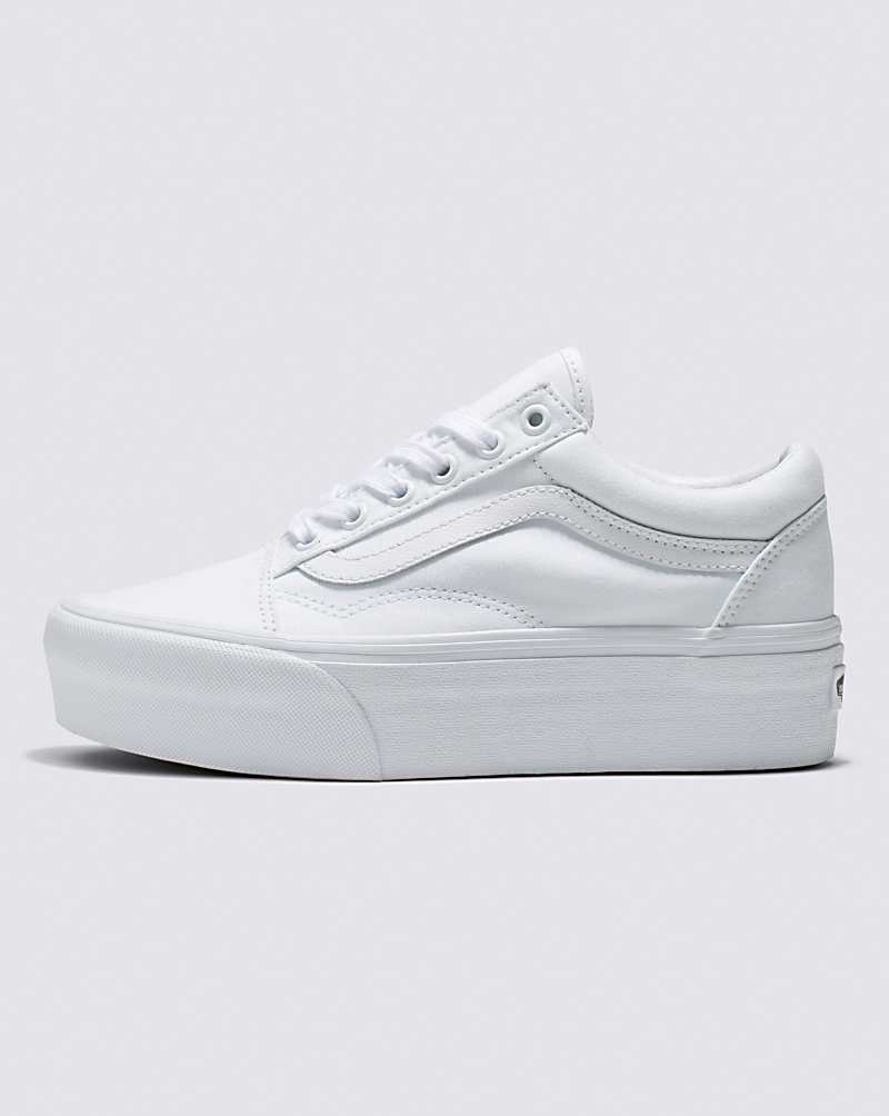 Vans Old Skool Stackform Skor Dam Vita | Sverige DXZC01986