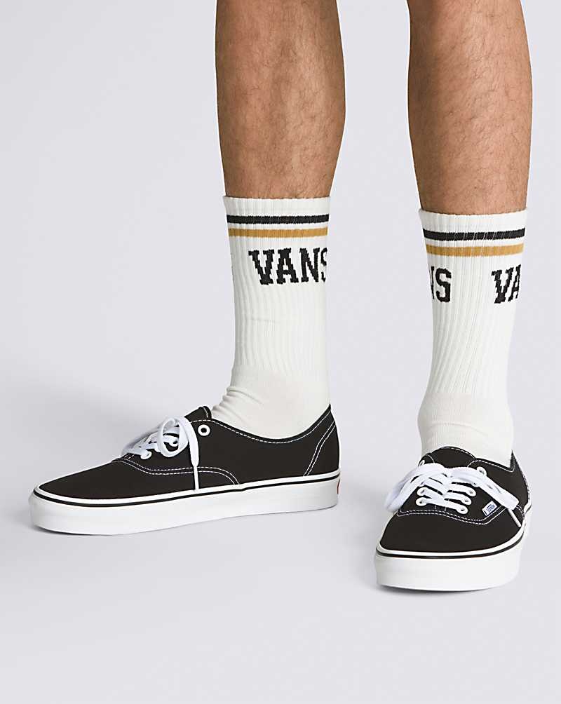 Vans Prep Crew Strumpor Herr Vita | Sverige QYJV29384