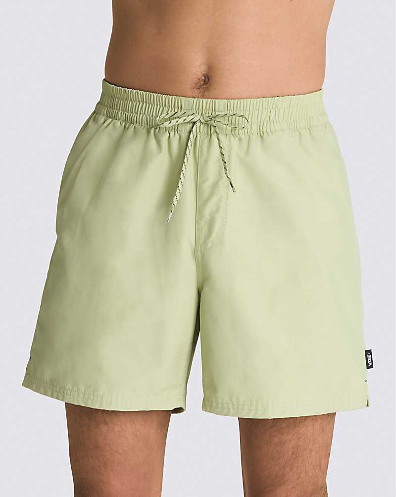 Vans Primary Solid 17\'\' Elastic Board Shorts Herr Gröna | Sverige YEJL57096