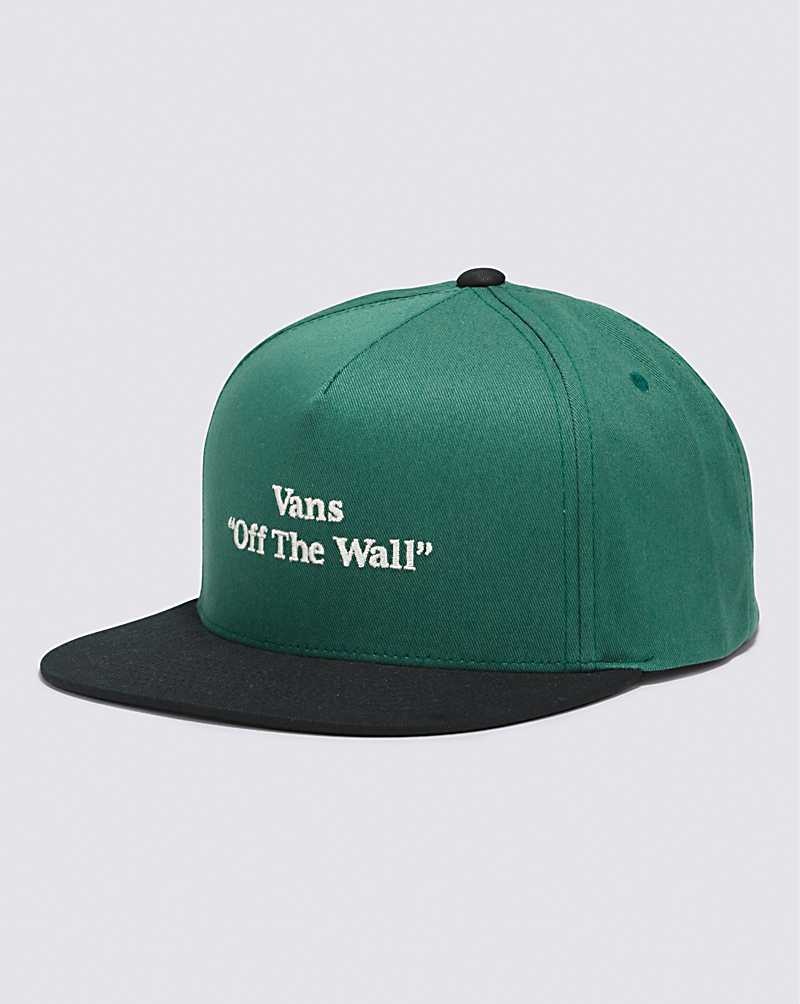 Vans Quoted Snapback Hatt Herr Gröna | Sverige RLQZ73468