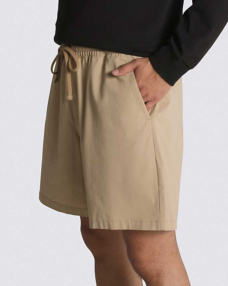 Vans Range Relaxed Elastic 18'' Shorts Herr Khaki | Sverige XWLJ93802