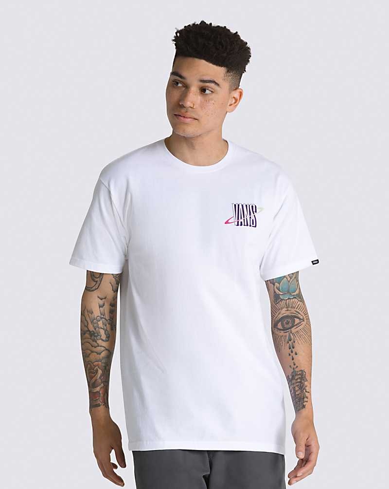 Vans Ringed Logo T-Shirt Herr Vita | Sverige DKBP71628